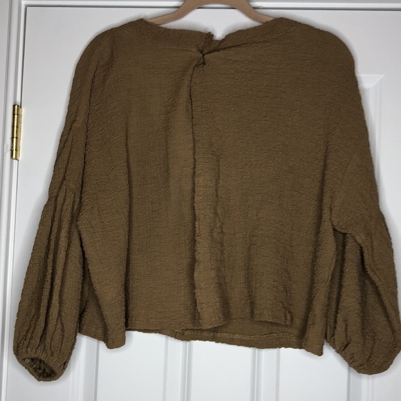 Orimono Berlin Cropped Tan Top S - Picture 5 of 7